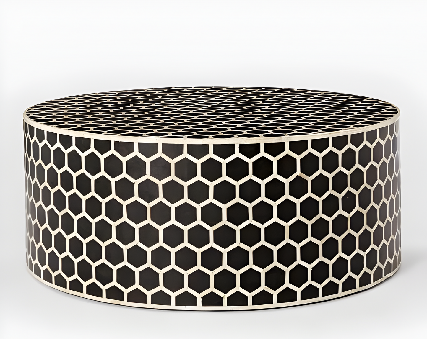 Honeycomb Bone Inlay Coffee Table