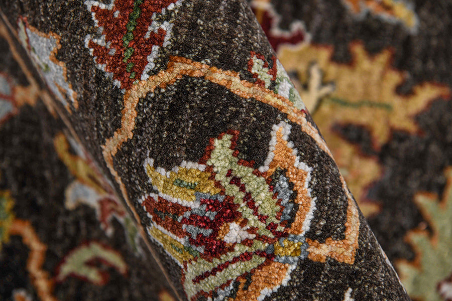 HAND KNOTTED NIGHT RIDER MEXICAN RED