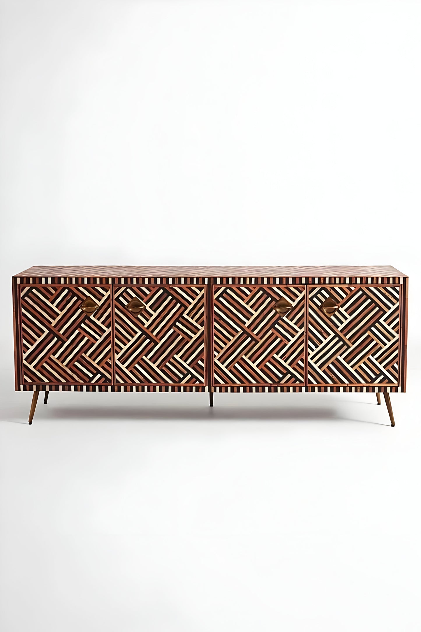 Optical Teakwood Inlay