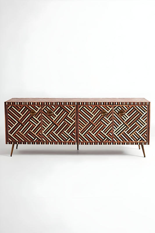 Optical Teakwood Inlay