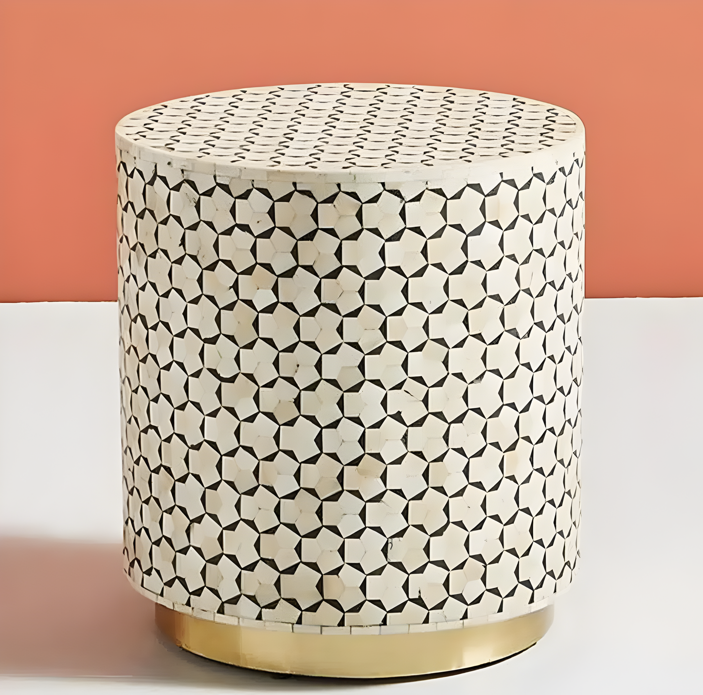 Targua Drum Side Table