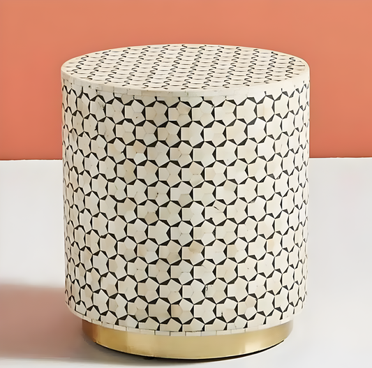 Targua Drum Side Table