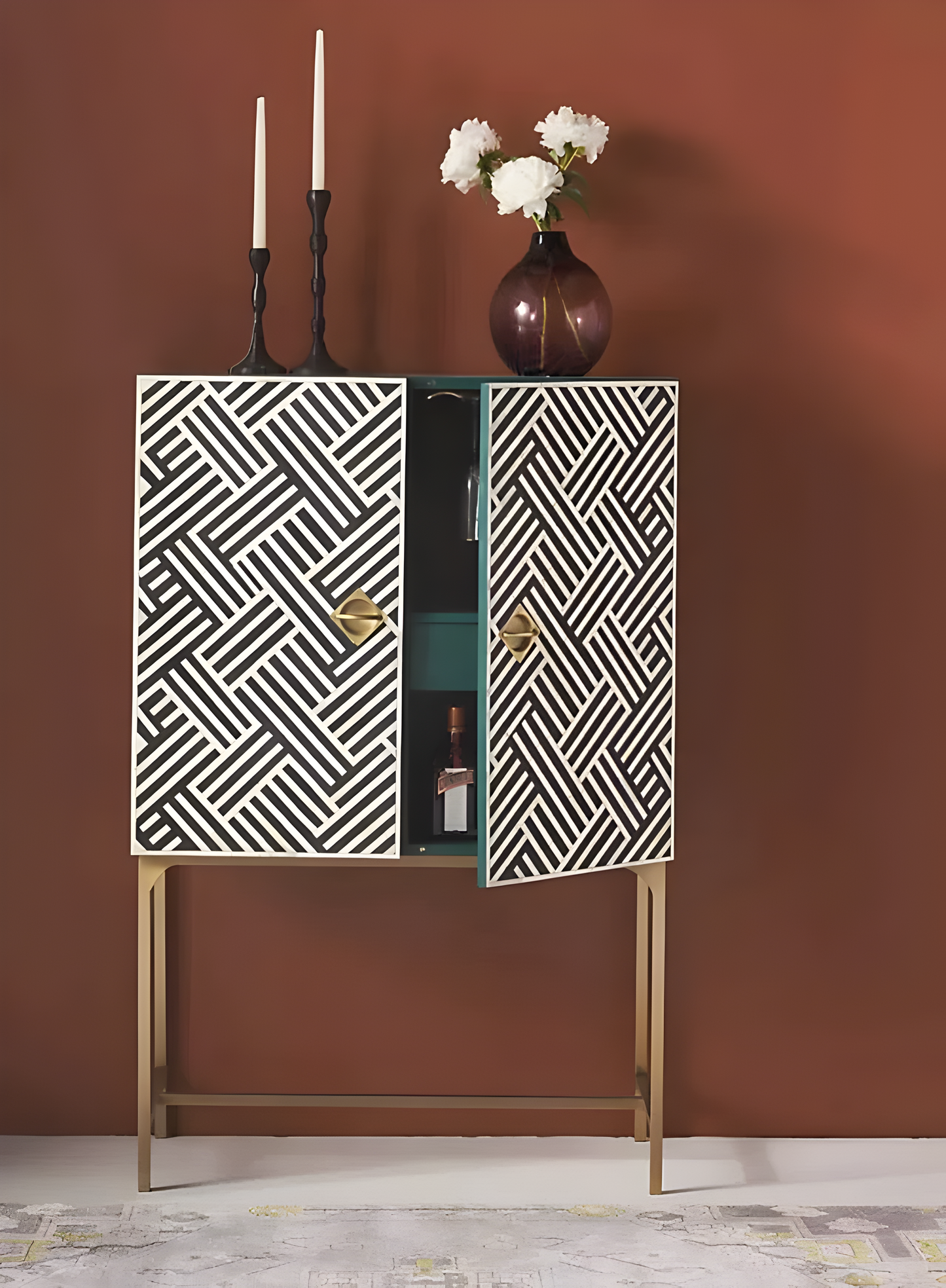 Chevon Side Table