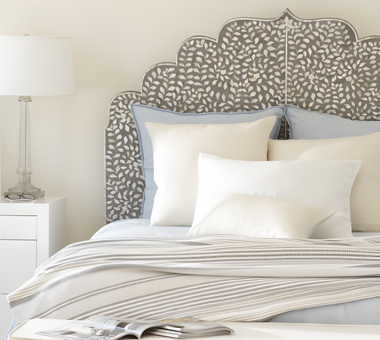 Bedhead Board in Grey King Queen Size
