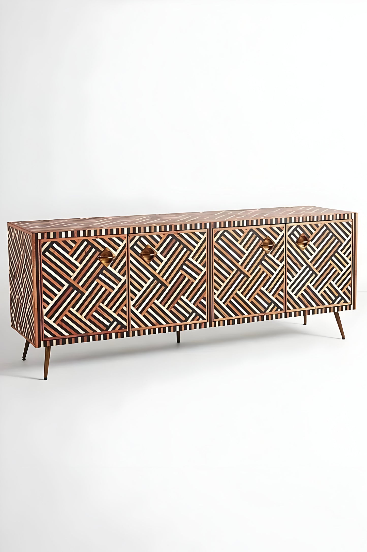 Optical Teakwood Inlay