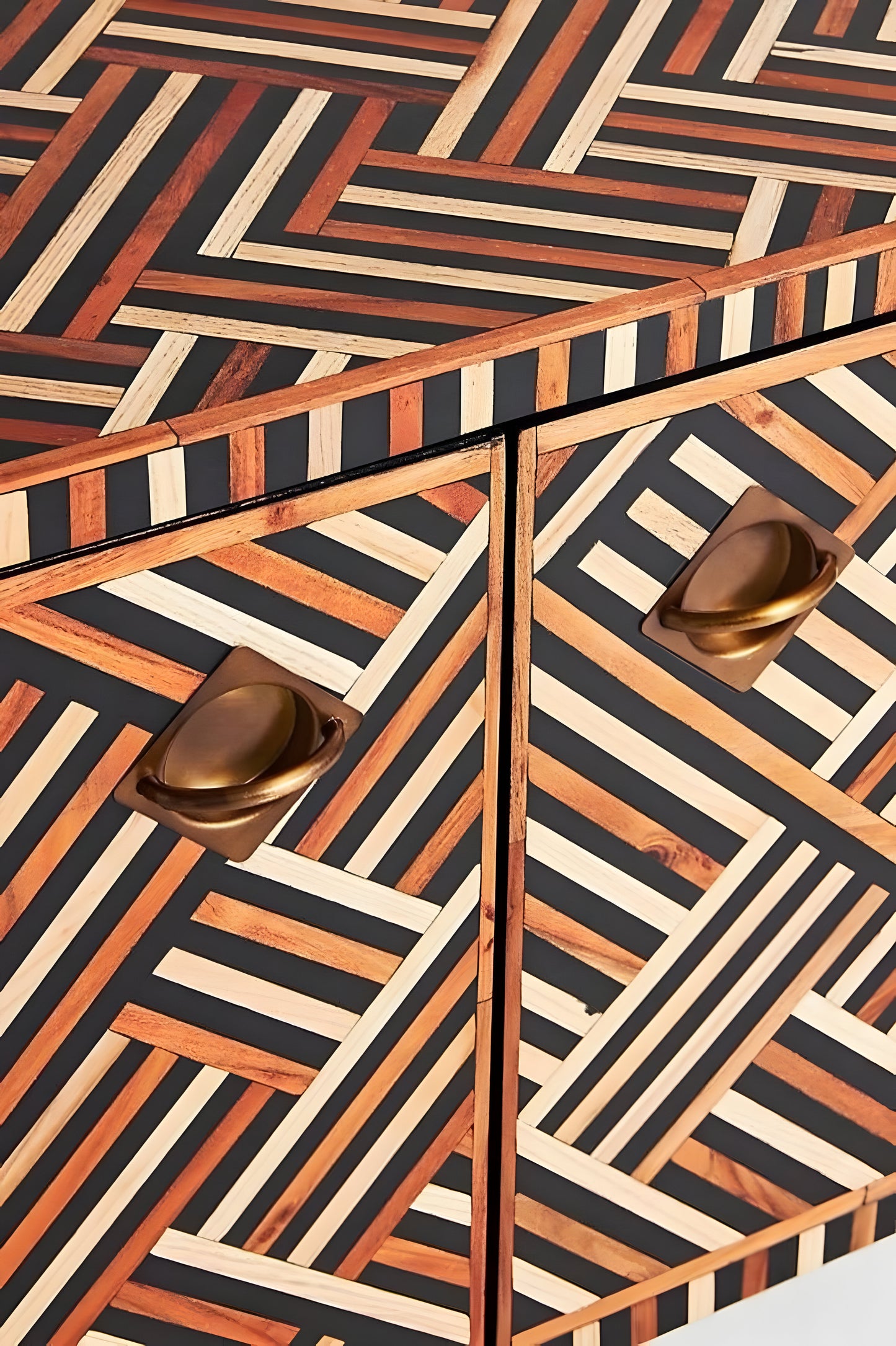 Optical Teakwood Inlay